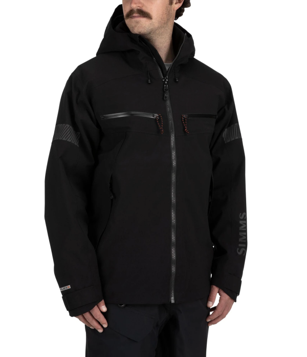 Simms Fishing CX Jacket Blackout Model Simms Fishing CX Jacket Blackout Model